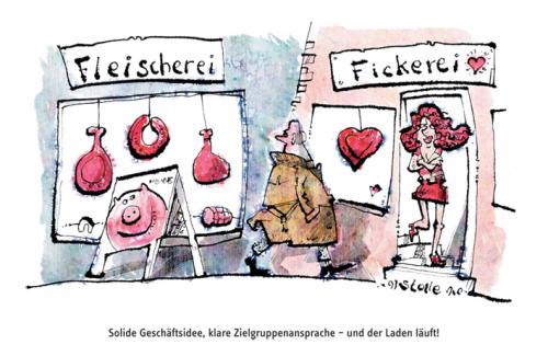 Cartoon: Geschäftsidee (medium) by Stolle tagged selbstständigkeit,business,gründerzeit,erfolg