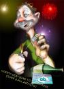 Cartoon: Happy New Year (small) by KryCha tagged new,year