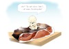 Cartoon: Leben wie die Made im Speck (small) by KryCha tagged made,cholesterin,redewendung,speck