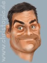 Cartoon: Robbie Williams (small) by KryCha tagged robbie,williams,take,that,popstar