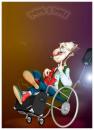 Cartoon: Rock and Roll (small) by KryCha tagged guitar,rock,musik,cartoon,grandpa,