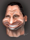 Cartoon: Vitali Klitschko (small) by KryCha tagged vitali,klitschko,dr,eisenfaust,boxweltmeister