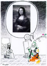 Cartoon: The famous smile of... (small) by Riko cartoons tagged riko,ricciardi,cartoon,gioconda