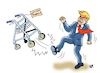 Cartoon: Trump oldest candidate (small) by Vejo tagged trump,kamala,harris,presidentialcandidates,usa,election