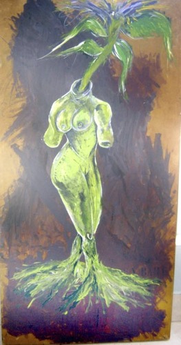 Cartoon: VENUS OF GAIA (medium) by pax tagged venus,world,ambient,ecologist,peace,woman