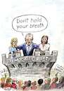 Cartoon: Dont hold your breath. (small) by Alan tagged biden,candidacy,breath,democrats,withdrawall,harris