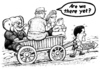Cartoon: Road to Recovery (small) by Alan tagged obama usa recovery republicans elephant americans cart brake