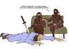 Cartoon: Ninja (small) by Arne S Reismueller tagged ninja,moslem,muslim,islam