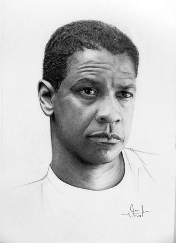 Cartoon: Denzel (medium) by Valeria tagged dibujo