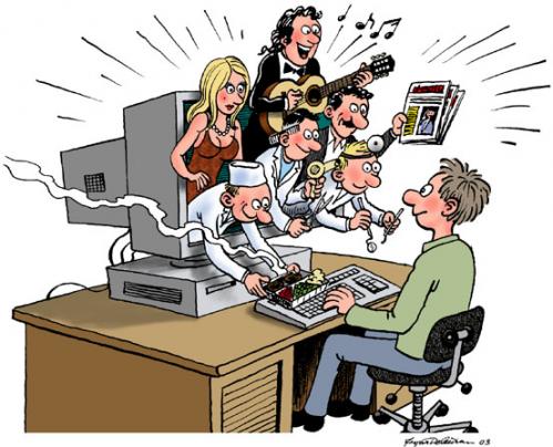 The internet By deleuran | Media &amp; Culture Cartoon | TOONPOOL
