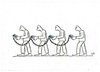 Cartoon: Slavery (small) by Raoui tagged slave slavery internet connexion mobile telephone addiction