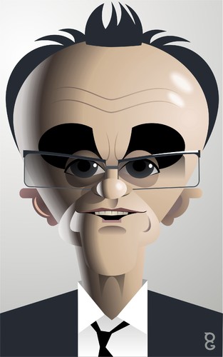 Cartoon: Danny Boyle (medium) by spot_on_george tagged danny,boyle,caricature