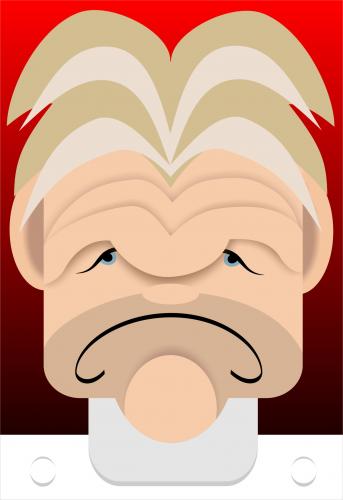 Cartoon: Gordon Ramsey caricature (medium) by spot_on_george tagged word,gordon,ramsey,caricature