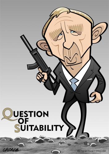 Cartoon: Quantum of Solice (medium) by spot_on_george tagged james,bond,daniel,craig,caricature,quantum,of,solice