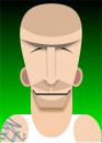 Cartoon: David Beckham (small) by spot_on_george tagged david beckham caricature