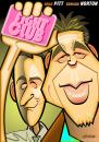 Cartoon: Fight Club (small) by spot_on_george tagged fight club brad pitt edward norton caricature