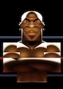 Cartoon: Iron Mike Tyson (small) by spot_on_george tagged mike,tyson