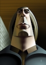 Cartoon: Javier Bardem (small) by spot_on_george tagged javier,bardem,caricature