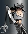 Cartoon: Michael Jackson (small) by spot_on_george tagged michael,jackson,caricature