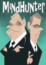 Cartoon: Mind Hunter (small) by spot_on_george tagged neyflix,mind,hunter