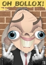 Cartoon: Rik Mayall RIP (small) by spot_on_george tagged rik,mayall,caricature,rip