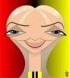 Cartoon: Uma Thurman (small) by spot_on_george tagged uma thurman caricature