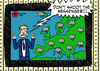 Cartoon: blame it on the weatherman (small) by elke lichtmann tagged weatherman,cloud,rain,summer,forecast,weather,cold