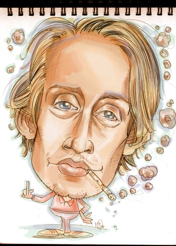 Cartoon: Macaulay Culkin (medium) by McDermott tagged macaulayculkin,homealone,comedy,movie,mcdermott