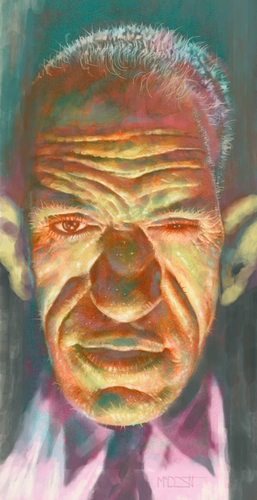 Cartoon: Rondo Hatton (medium) by McDermott tagged rondohatton,old,movies,horror,oldmovies,scary,mcermott