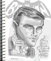 Cartoon: Adam West Caricature Batman (small) by McDermott tagged adamwest,caricature,brucewayne,batman,tvland