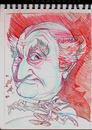 Cartoon: Al Lewis born Albert Meister pla (small) by McDermott tagged allewis,munsters,tv,tvland,60s,vaudeville,actor,drawing,sketchbook,mcdermott,new