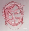 Cartoon: Caricature Sketch of Jack Black (small) by McDermott tagged caricature,sketch,jackblack,famous,tv,actor,male,kingkong