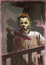 Cartoon: Illustration of Micheal Myers (small) by McDermott tagged micheal,myers,halloween,movies,horror,mcdermott,robzombie,johncarpenter