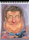 Cartoon: John Goodman Caricature Color Sk (small) by McDermott tagged argo,johnchambers,makeupmatist,newmovie,benaffleck