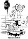 Cartoon: Taxidermist! (small) by simonelli tagged taxidermist,taxi,cartoon,joke,gag,dog