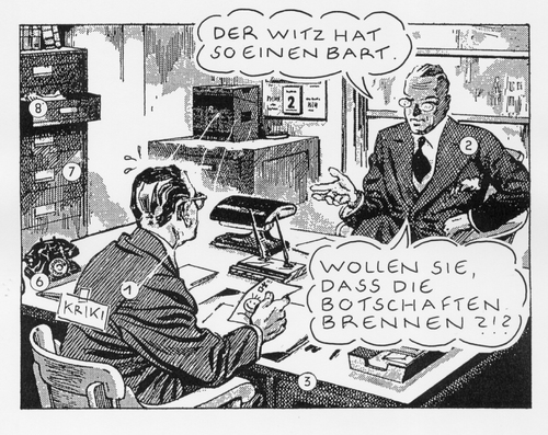 Cartoon: Bartwitz (medium) by Kriki tagged witz,bart,bart,witz