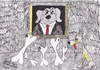 Cartoon: Crisis (small) by cristian constandache tagged world humanity crisis cristian constandache free academy graphic art paula salar romania dog reach poor exhibition gallery ink lines black white cartoon cartoonist child young people creation talented genius watercolor draw sketch teacher master culture m