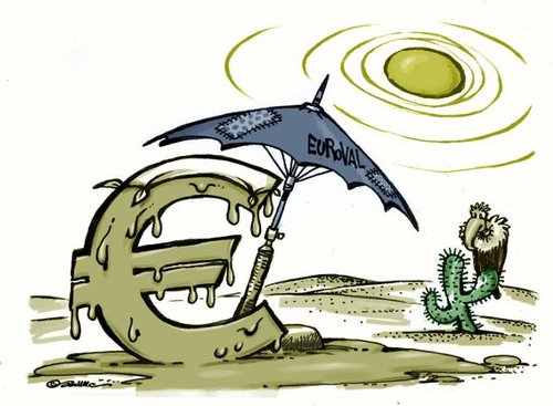 Cartoon: euro (medium) by toon tagged euro,money,crisis