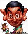 Cartoon: Mr. Bean (small) by toon tagged caricature,bean