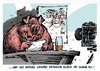 Cartoon: SWINE FLU (small) by toon tagged swine flu world global animals art