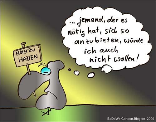 Cartoon: Einsamkeit (medium) by BoDoW tagged mögen,verschenken,haben,beziehung,einsamkeit,sehnsucht,liebe,selbstvertrauen