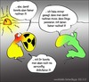 Cartoon: atomare vernunft (small) by BoDoW tagged atom,gau,vernunft,risiko,radioaktiv,radioaktivität,strahlung,irrational,kernschmelze,zukunft,turmbau,babel
