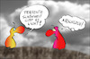 Cartoon: Beleidigung (small) by BoDoW tagged beleidigung,perfekte,schönheit,gibt,es,nicht,empfindlich,sensibel,arschloch