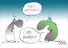 Cartoon: Nachgefragt !! (small) by BoDoW tagged morgen,pessimismus,optimismus,es,ist,wie,fatalismus,frage,kommunikation