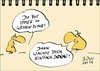 Cartoon: Lebens-Chancen nutzen (small) by BoDoW tagged gemein,wachsen,beziehung,chance,entwicklung,klagen,heulen,gleichgültigkeit,konflikt,psychologie,unglück