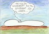 Cartoon: ... entspannte Hingabe .. (small) by BoDoW tagged schwerkraft,hingabe,relaxen,gravitation,entspannen,liegen,da,sein