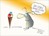 Cartoon: Visionäre Erkenntnis (small) by BoDoW tagged hoffnung,trost,glück,vision,fata,morgana,eis,einfach,leben,schön,kleine,freuden,fragil