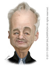 Cartoon: Bill Murray (small) by Oscar Saldarriaga tagged bill,murray,cartoon,caricatura,oscar,saldarriaga,ilustrador,illustrator,ilustracion,illustration,best,colombian