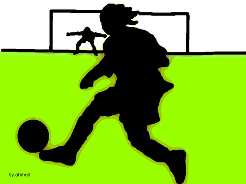 Cartoon: morocain foot ball (medium) by ahmed_rassam tagged for,the,game