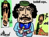 Cartoon: kaddafi terror (small) by ahmed_rassam tagged me,and,you